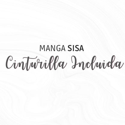 Faja Manga Sisa Cinturilla Incluida Reloj De Arena(REF. SG40)