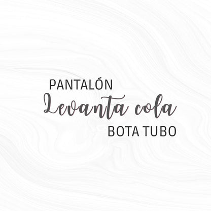 Pantalon Levanta Cola Bota Tubo