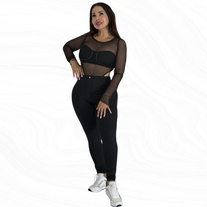 Pantalon Levanta Cola Bota Tubo